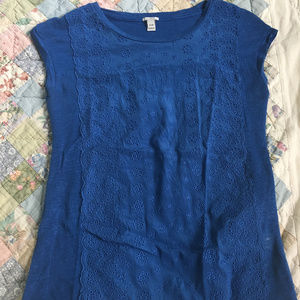 J.Crew Silk and Linen Tee, XXXS